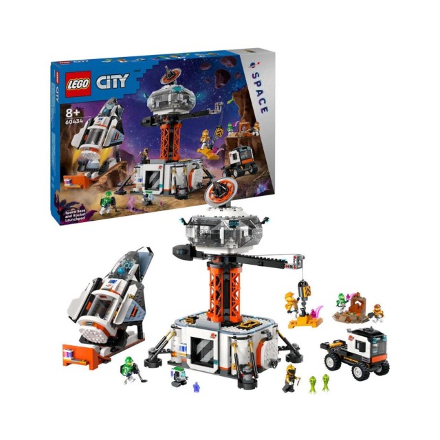 LEGO® City: Space Base and Rocket Launchpad Set (60434)