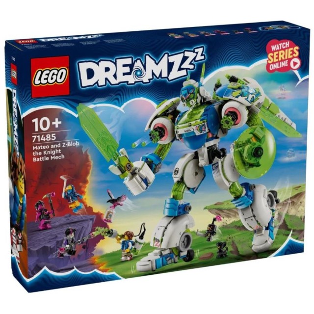 LEGO® DREAMZzz™: Mateo and Z-Blob the Knight Battle Mech (71485)