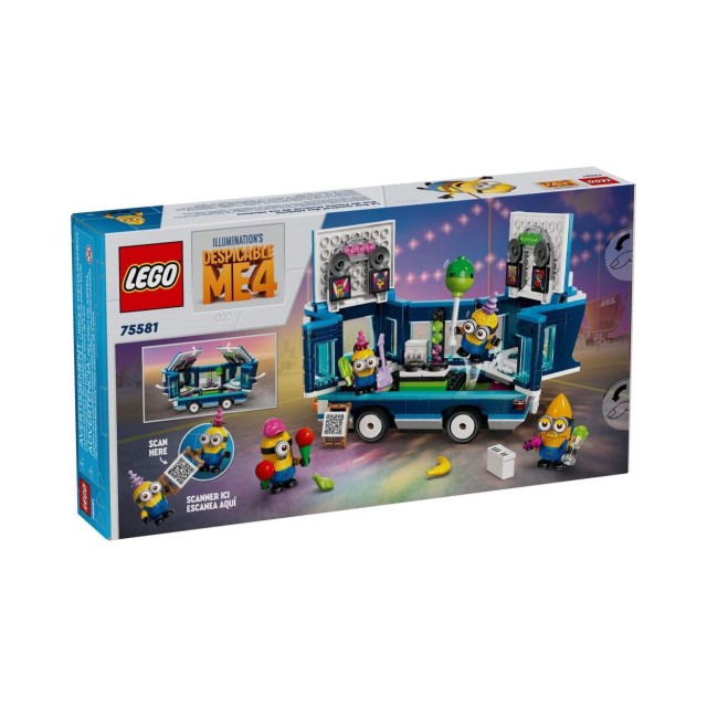 LEGO® Despicable Me: 4 Minions’ Music Party Bus (75581)