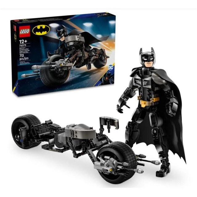 LEGO® DC Batman™: Batman Construction Figure & the Bat-Pod Bike (76273)