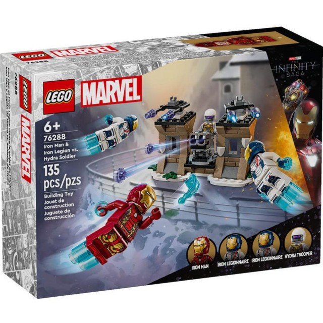 LEGO® Marvel:Iron Man & Iron Legion vs. Hydra Soldier (76288)