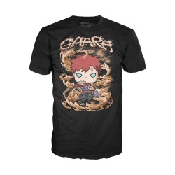 Funko Pop! & Tee (Adult): Naruto - Gaara (Glows in the Dark) Vinyl Figure and T-Shirt (S)