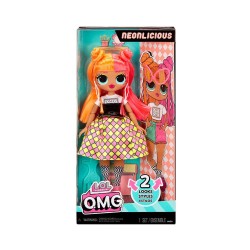 MGA L.O.L. Surprise!: O.M.G. - Neonlicious Doll (591580EUC)