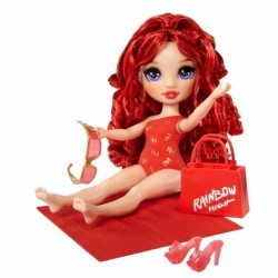 MGA Rainbow High: Swim & Style Fashion - Ruby Anderson (Red) Doll (507277-EUC)