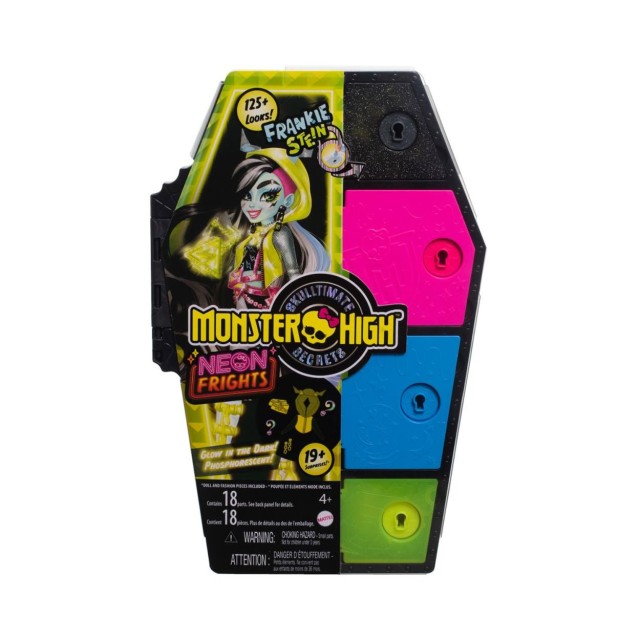 Mattel Monster High: Skulltimate Secrets Neon Frights - Frankie Stein Doll (HNF79)