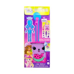 Mattel Polly Pocket: Tiny Worlds Big Surpises - Lil' Styles Purple Playset (HYB13)