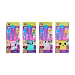 Mattel Polly Pocket: Tiny Worlds Big Surpises - Lil' Styles Pink Playset (HYB14)