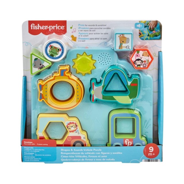 Fisher-Price® Shapes & Sounds Vehicle Puzzle (HRP31)