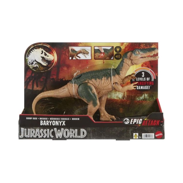 Mattel Jurassic World: Epic Attack - Chomp Back Baryonyx (HTP68)