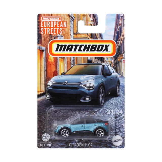 Mattel Matchbox®: European Streets - Citroen e-C4 Vehicle (HVV42)