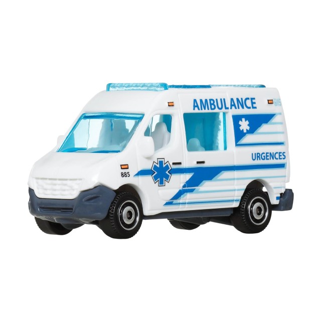 Mattel Matchbox®: European Streets - Renault Master Ambulance Vehicle (HVV43)