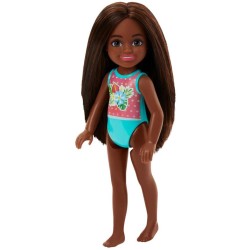 Mattel Barbie®: Club Chelsea Beach Doll with Dark Skin (HTK27)