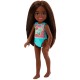 Mattel Barbie®: Club Chelsea Beach Doll with Dark Skin (HTK27)