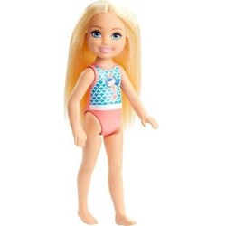 Mattel Barbie®: Club Chelsea Beach Doll with Mermaid Swimsuit (JBG70)