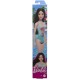 Mattel Barbie: Beach - Black Hair Doll Wearing Tropical Blue Swimsuit (HPV22)