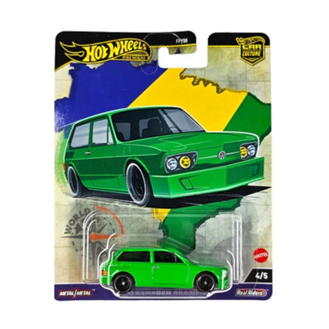 Mattel Hot Wheels Premium: Car Culture - Volkswagen Brasilia Vehicle (HRV82)