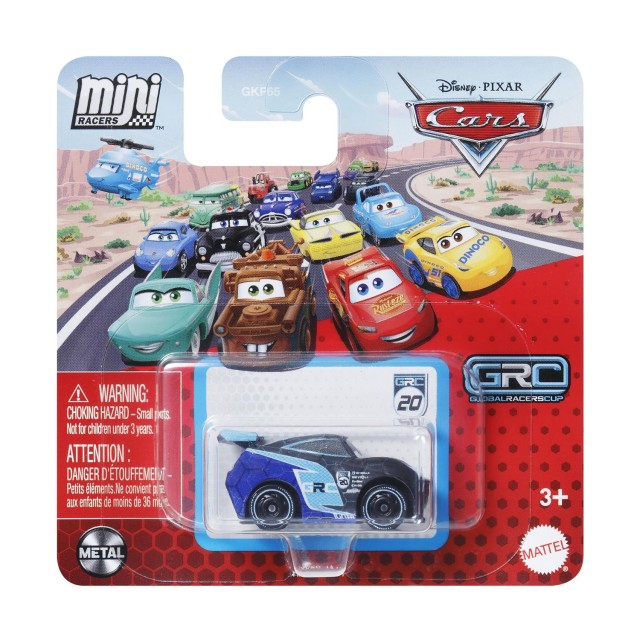 Mattel Disney Cars: Mini Racers - Jackson Storm Vehicle (HXY59)