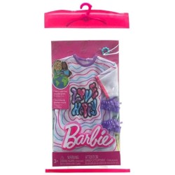 Mattel Barbie: Fashion Pack - Color Striped Dress With Stamp (HRH38)