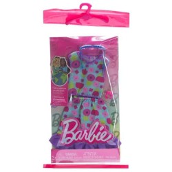 Mattel Barbie: Fashion Pack - Turquoise Skirt And Top With Flowers (HRH39)