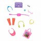 Mattel Barbie: Pink Bag I Love 80's Accessories (HWV74)