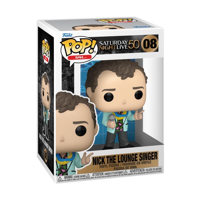 Funko Pop! SNL: Saturday Night Live 50th Anniversary - Nick the Lounge Singer #08 Vinyl Figure