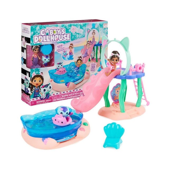 Spin Master Gabby's Dollhouse: Gabby Girl's Purri-ific Pool (6067878)