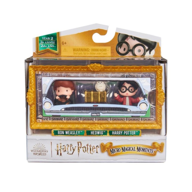 Spin Master Harry Potter: Micro Magical Moments - Ron Weasly/Hedwig/Harry Potter Mini Figures 3Pack (6068612)