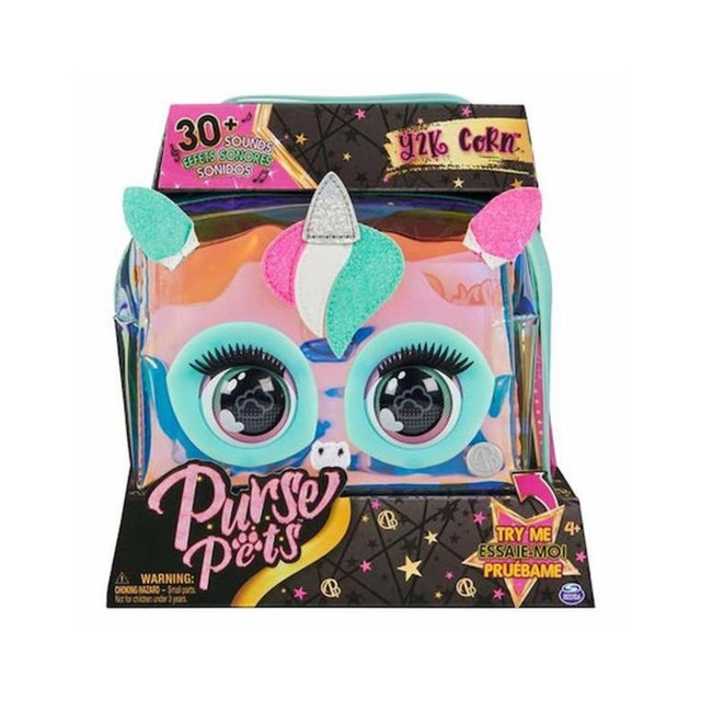 Spin Master Purse Pets: Y2K Corn Interactive Unicorn - Crossbody Bag (6068208)