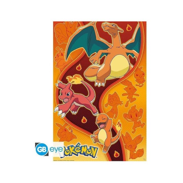 Abysse Nintendo: Pokemon - Fire Type Maxi Poster (91.5x61cm) (GBYDCO557)