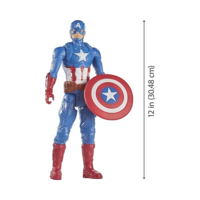 Hasbro Marvel Avengers: Titan Hero Series - Captain America Action Figure (30cm) (E7877)