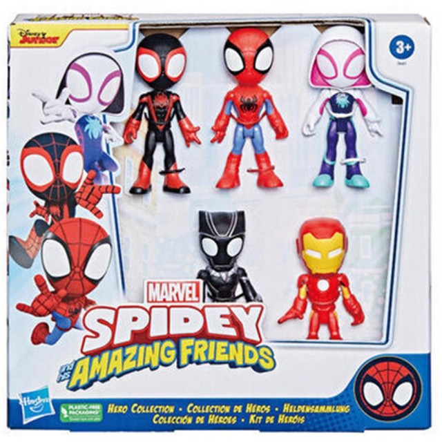 Hasbro Disney Junior Marvel: Spidey and his Amazing Friends - Hero Collection Pack Figures (F8401)