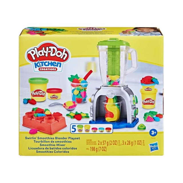 Hasbro Play-Doh: Kitchen Creations -  Swirlin' Smoothies Blender Playset (F9142)