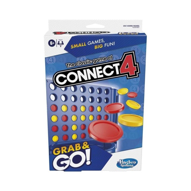 Hasbro Connect 4: Grab And Go - Board Game (Greek Language) (F8253)