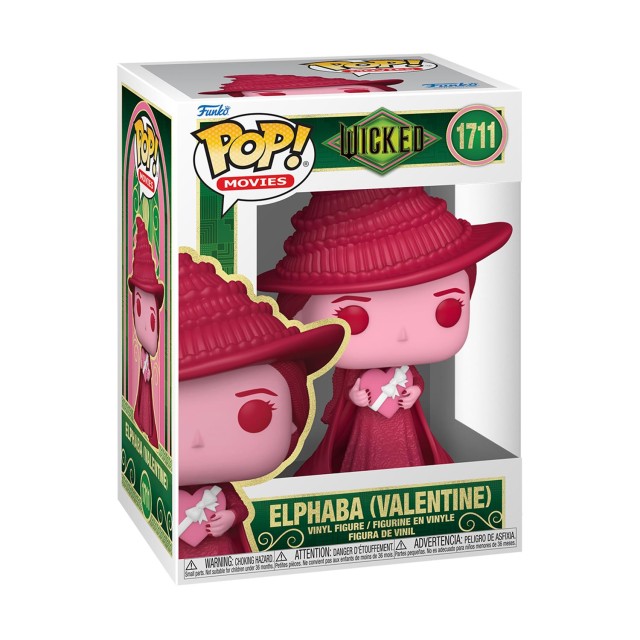 Funko Pop! Movies: Wicked - Elphaba (Valentine) #1711 Vinyl Figure