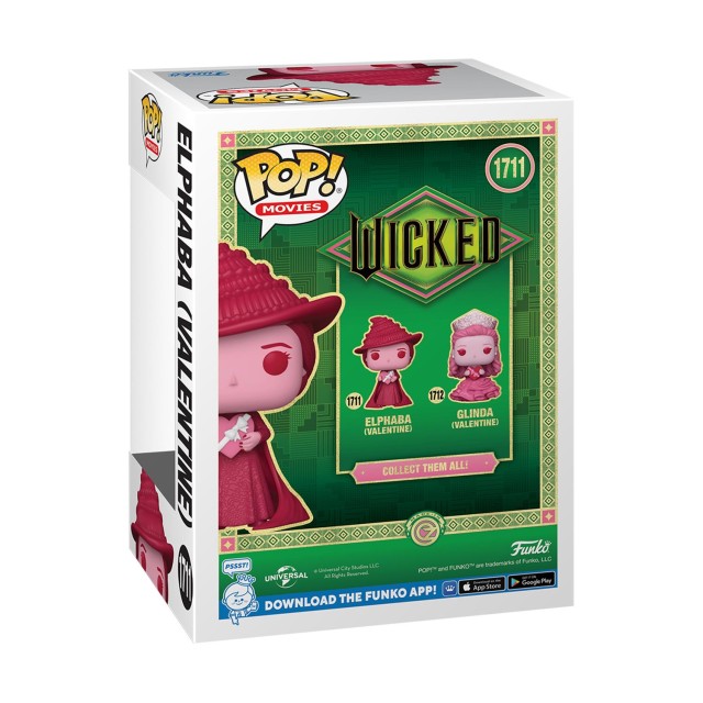 Funko Pop! Movies: Wicked - Elphaba (Valentine) #1711 Vinyl Figure