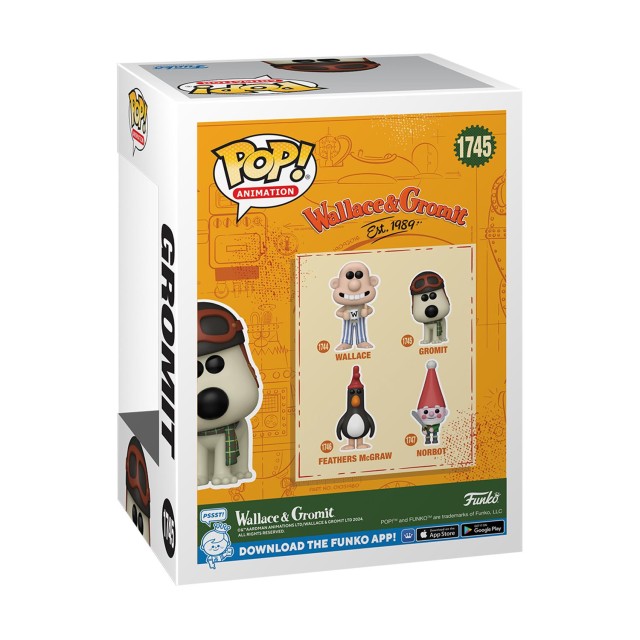 Funko Pop! Animation: Wallace & Gromit - Gromit #1745 Vinyl Figure