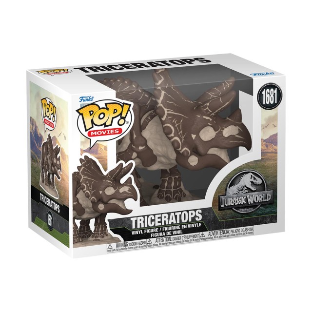 Funko Pop! Movies: Jurassic World - Triceratops #1681 Vinyl Figure