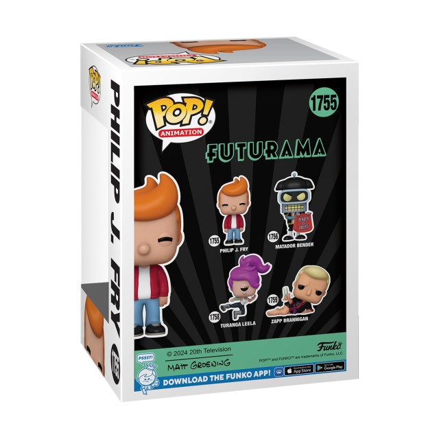 Funko Pop! Animation: Futurama - Philip J. Fry #1755 Vinyl Figure