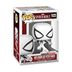 Funko Pop! Marvel: Spider-Man 2 Gamer Verse - Anti-Venom Suit Peter Parker #1025 Bobble-Head Vinyl Figure