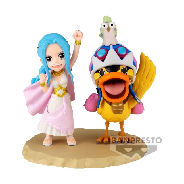 Banpresto WCF Log Stories: One Piece - Nefeltari Vivi & Karoo Statue (7cm) (89559)