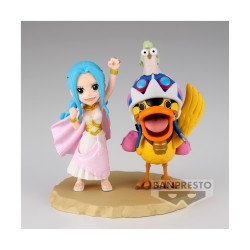 Banpresto WCF Log Stories: One Piece - Nefeltari Vivi & Karoo Statue (7cm) (89559)