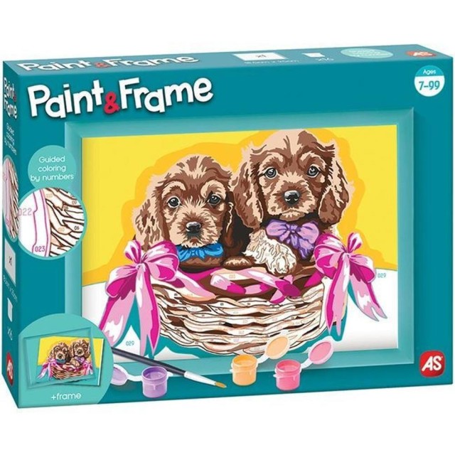 AS Paint & Frame Αdorable Puppies (1038-41019)