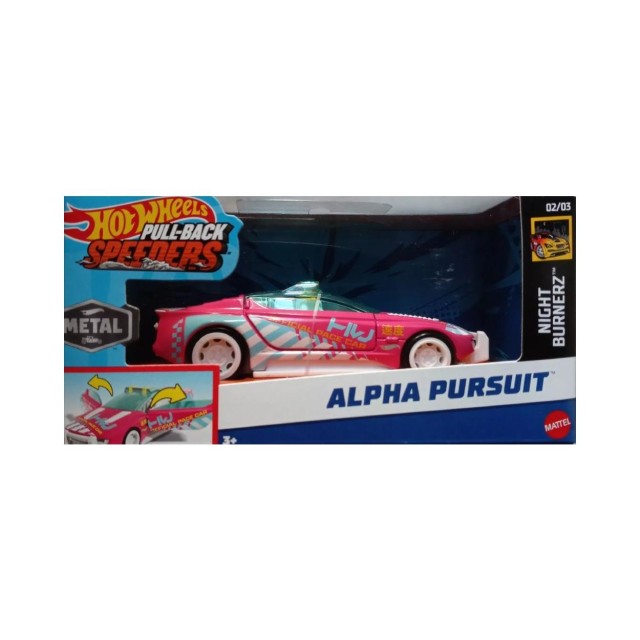 Mattel Hot Wheels: Pull-Back Speeders - Alpha Pursuit (1:43) (HWH48)