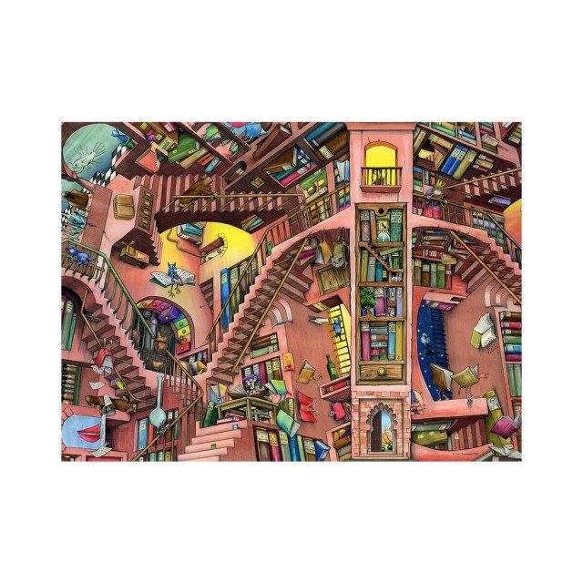 Ravensburger Puzzle: Ludicrous Library (500pcs) (17484)