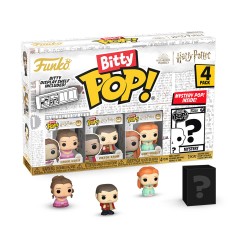 Funko Bitty Pop! 4-Pack: Harry Potter Goblet of Fire - Hermione Granger, Viktor Krum, Ginny Weasley, Mystery Pop! Vinyl Figures