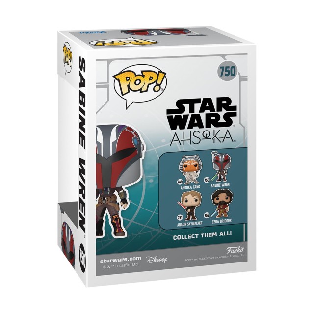 Funko Pop! Disney Star Wars: Ahsoka - Sabine Wren #750 Bobble-Head Vinyl Figure