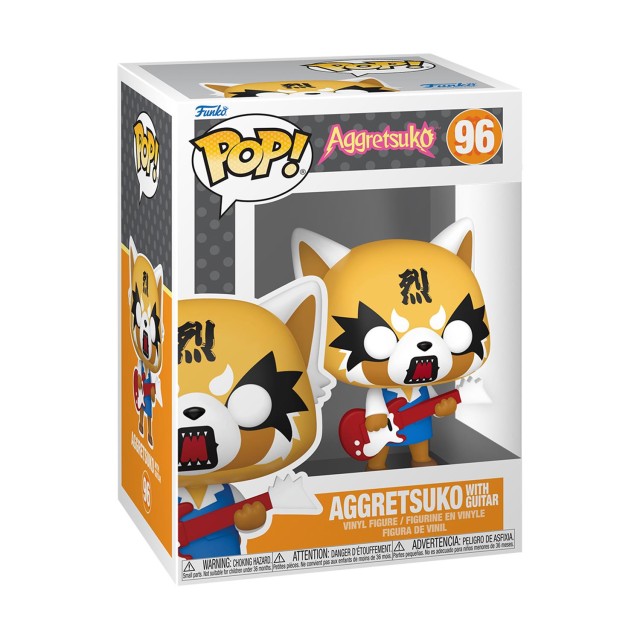 Funko Pop! Sanrio: Aggretsuko - Aggretsuko with Guitar #96 Vinyl Figure