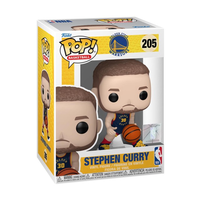 Funko Pop! Basketball: NBA Warriors - Stephen Curry (City Edition 24-25) #205 Vinyl Figure