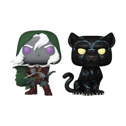 Funko Pop! Games 2-Pack: Dungeons & Dragons - Drizzt Do' Urden & Guenhwyvar Vinyl Figures