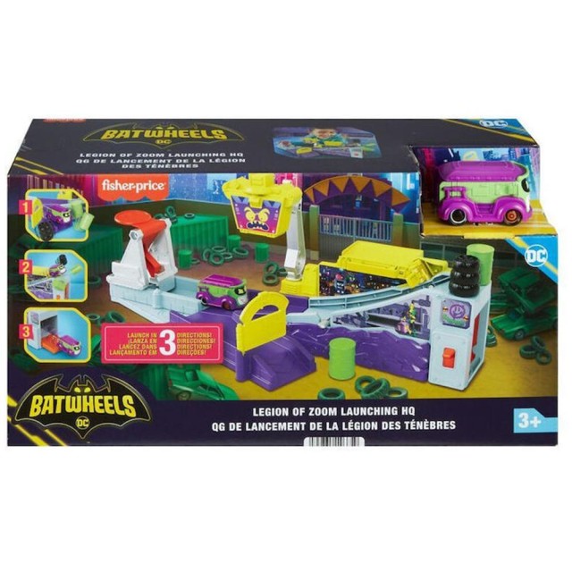 Fisher-Price® DC Batwheels - Legion of Zoom Launching HQ Playset (HNP07)